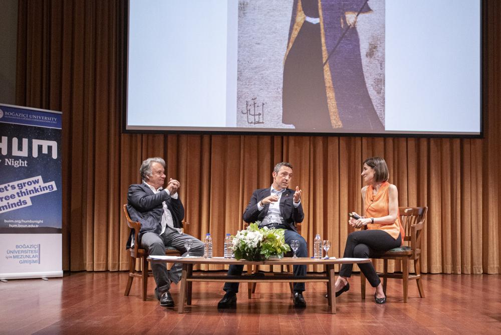 Cemal Kafadar ve Ali Koç, Boğaziçi'nde taraftarlık tutkusunu konuştu
